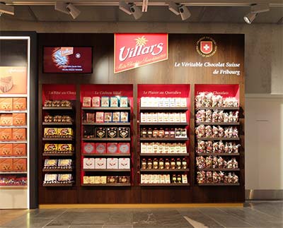 Villars retail shelf